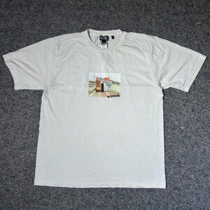 DIESEL SHORT SLEEVED CREWNEK T-TUBOLAR-B2 PRINTED T-SHIRT L